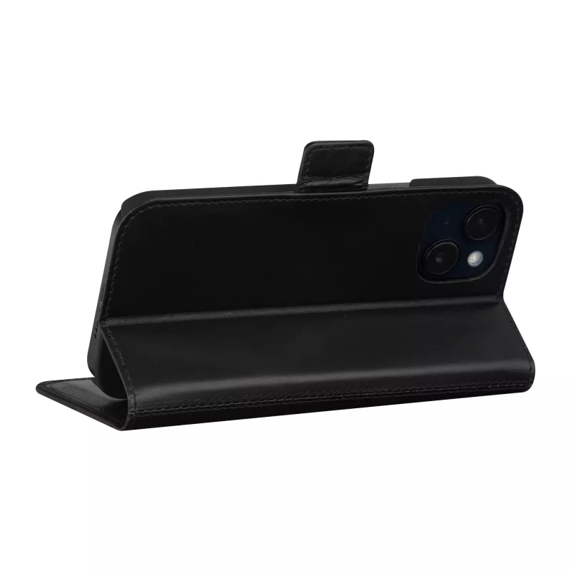 Θήκη folio dbramante1928 Copenhagen για iPhone 15 Plus – μαύρο, 3 θήκες καρτών