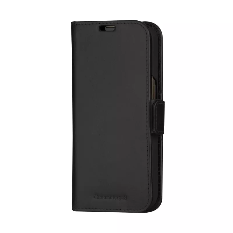 Θήκη folio dbramante1928 Copenhagen για iPhone 15 Plus – μαύρο, 3 θήκες καρτών