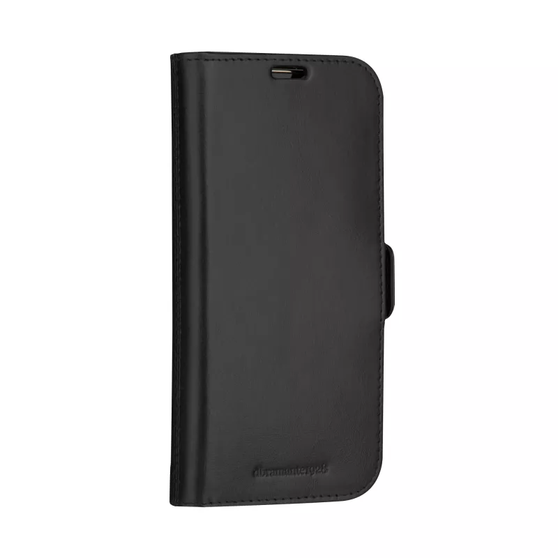 Θήκη folio dbramante1928 Copenhagen για iPhone 15 Plus – μαύρο, 3 θήκες καρτών