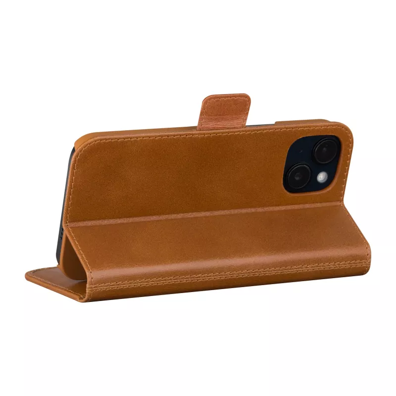 dbramante1928 Copenhagen – iPhone 15 Plus – Tan, folio, Apple, iPhone 15 Plus, καφέ