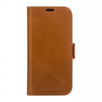Θήκη κινητού folio dbramante1928 Copenhagen για iPhone 15 Pro – Tan, 3 θήκες καρτών, μονόχρωμο καφέ