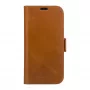Θήκη κινητού folio dbramante1928 Copenhagen για iPhone 15 Pro – Tan, 3 θήκες καρτών, μονόχρωμο καφέ