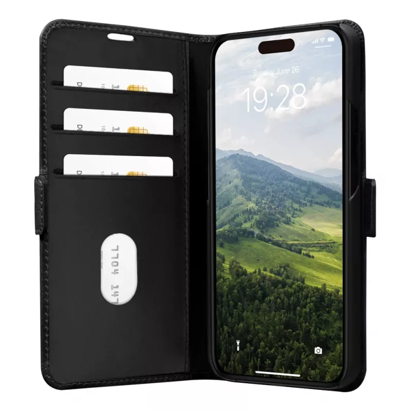 Θήκη folio dbramante1928 iPhone 15 Pro Max μαύρο 3 θήκες καρτών