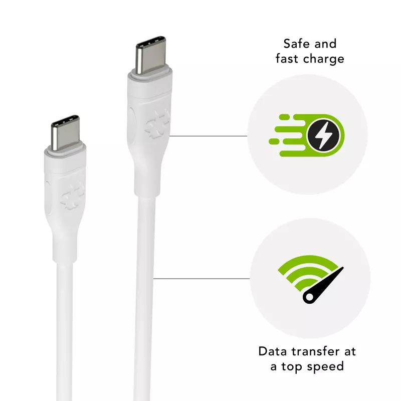 Καλώδιο USB-C σε USB-C dbramante1928 Bulk Καλώδιο 1,2 m, 0,48 Gbit/s, Λευκό