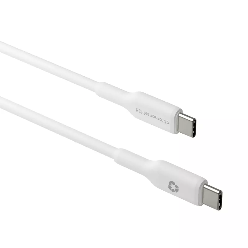 Καλώδιο USB-C σε USB-C 1 m από dbramante – Λευκό