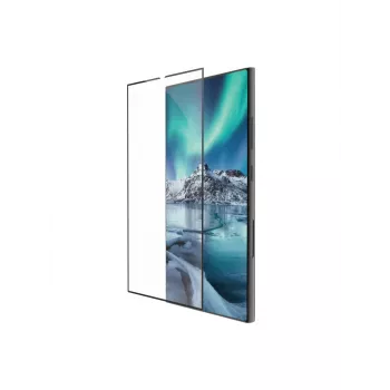 dbramante1928 eco-shield - Galaxy S24 Ultra - Μαύρο edge, Samsung, Galaxy S24 Ultra, ανθεκτικό στις γρατσουνιές, Διαφανές, 1 τεμ. πακέτο προστασίας
