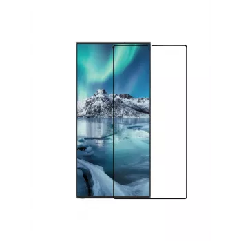 dbramante1928 eco-shield - Galaxy S24 Ultra - Μαύρο edge, Samsung, Galaxy S24 Ultra, ανθεκτικό στις γρατσουνιές, Διαφανές, 1 τεμ. πακέτο προστασίας