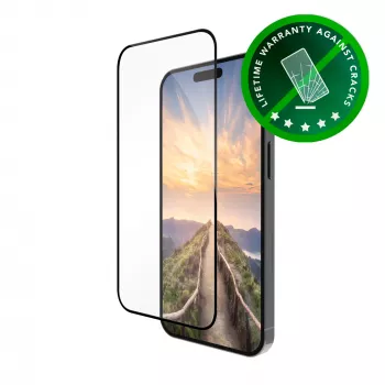 dbramante1928 eco-shield - iPhone 16 ProMax - Μαύρο Edge, Apple, iPhone 16 ProMax, προστασία από σκόνη, ανθεκτικό στις γρατσουνιές, Μαύρο, Διαφανές, 1 τεμ.