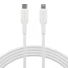 Καλώδιο USB-C σε Lightning 2 m, d bramante re-charge (USB 2.0, λευκό)
