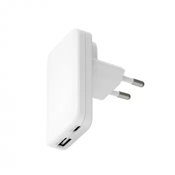 d bramante dbramante1928 Pro EU/US λεπτός φορτιστής — USB-C 20 W + USB-A 18 W, λευκό, AC για εσωτερικούς χώρους