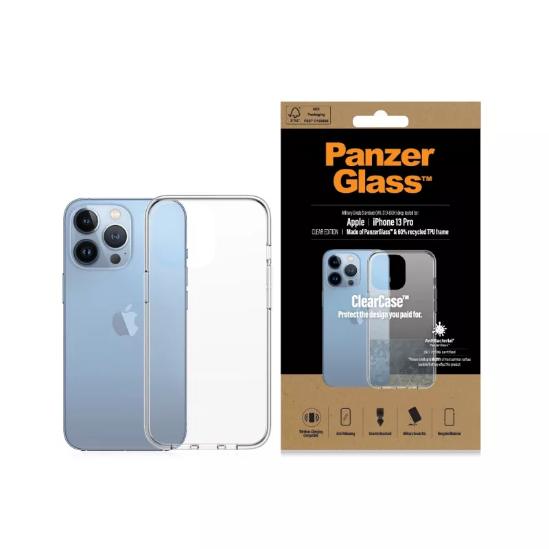 PanzerGlass ® ClearCase iPhone 13 Pro, θήκη, Apple, Apple - iPhone 13 Pro, διαφανές