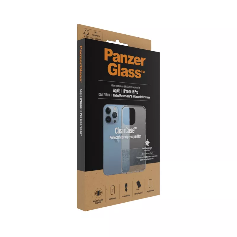 PanzerGlass ® ClearCase iPhone 13 Pro, θήκη, Apple, Apple - iPhone 13 Pro, διαφανές