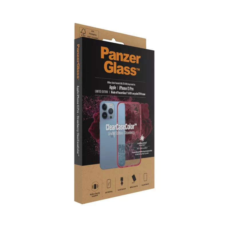 Θήκη ClearCaseColor Apple iPhone 13 Pro Strawberry PanzerGlass