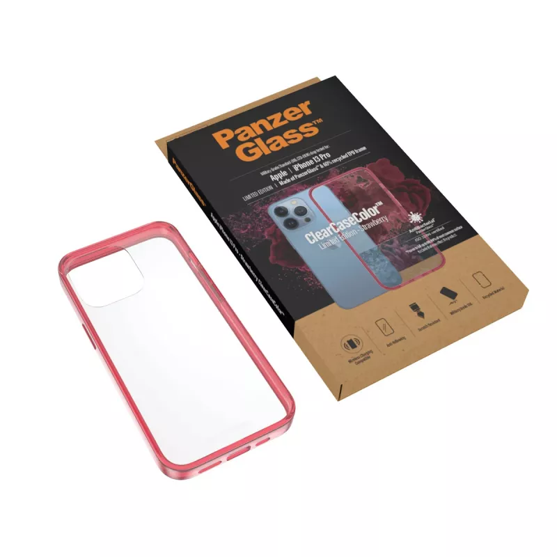 Θήκη ClearCaseColor Apple iPhone 13 Pro Strawberry PanzerGlass
