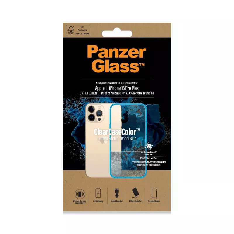 Θήκη ClearCaseColor™ PanzerGlass Apple iPhone 13 Pro Max Bondie Blue