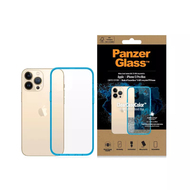 Θήκη ClearCaseColor™ PanzerGlass Apple iPhone 13 Pro Max Bondie Blue