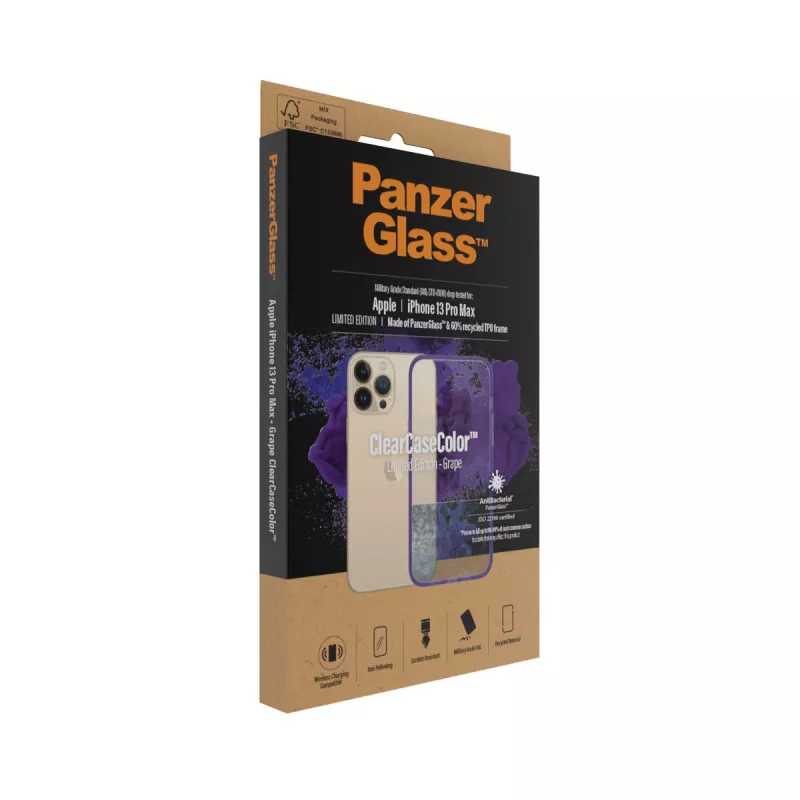 Κάλυμμα PanzerGlass ClearCaseColor iPhone 13 Pro Max Grape