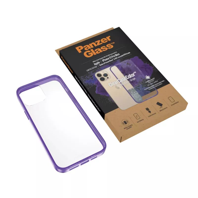 Κάλυμμα PanzerGlass ClearCaseColor iPhone 13 Pro Max Grape