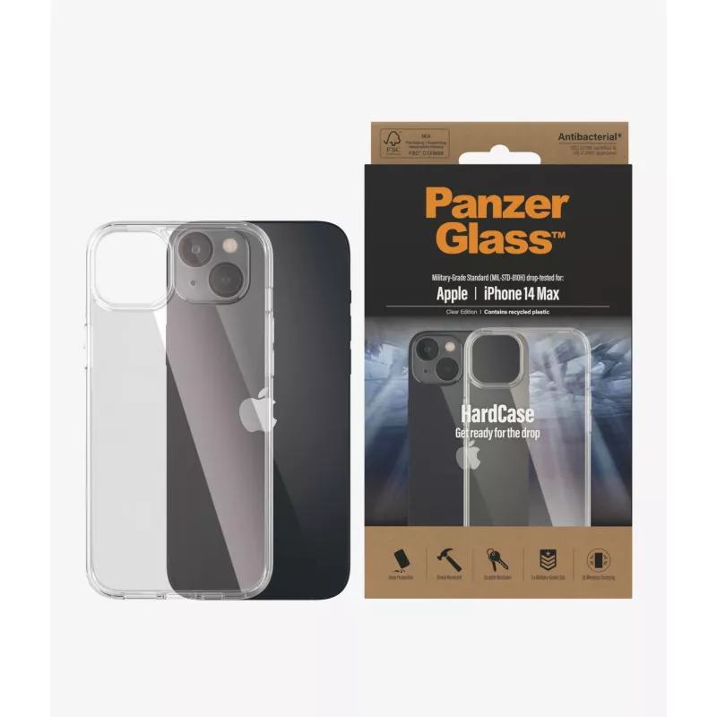 Θήκη κινητού PanzerGlass HardCase 17 cm (6,7 inch) Διάφανη