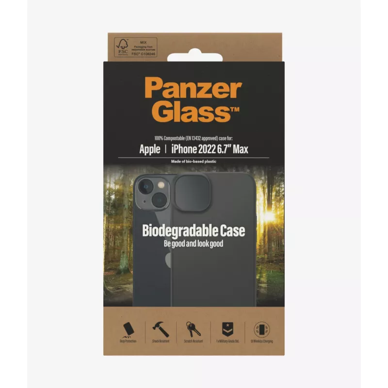 Βιοδιασπώμενη θήκη κινητού PanzerGlass 17 cm (6,7 inch)