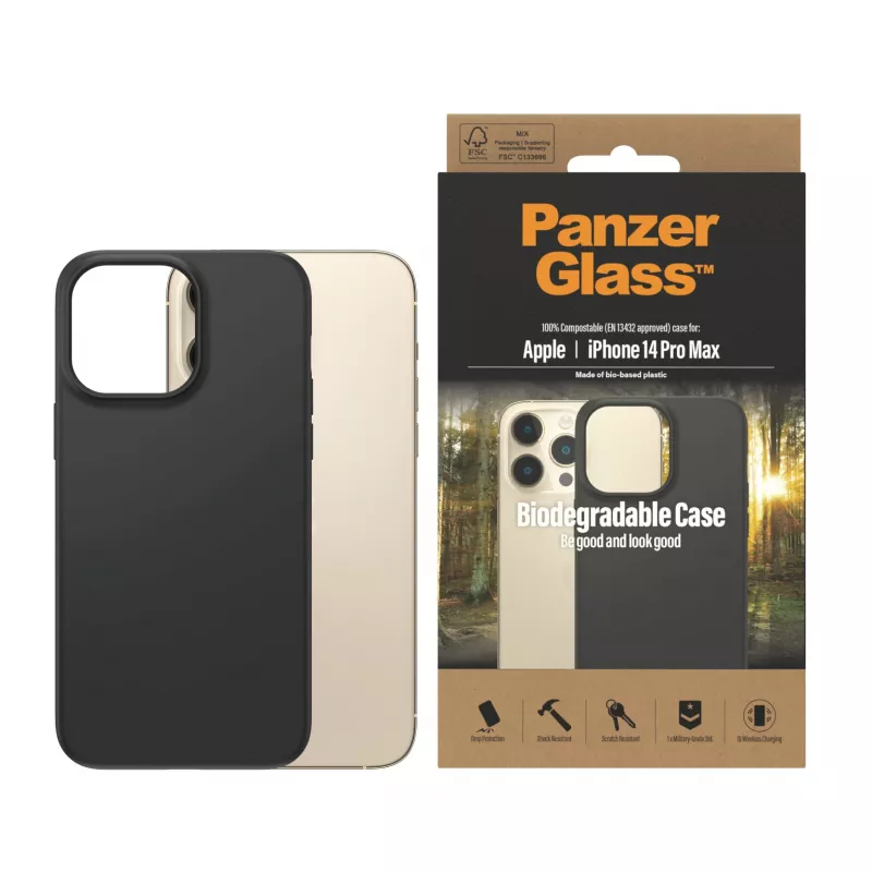 PanzerGlass ® βιοδιασπώμενη θήκη Apple iPhone 14 Pro Max | Μαύρη