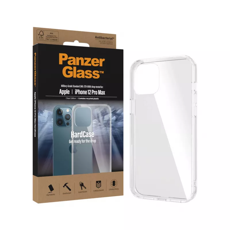PanzerGlass ® HardCase Διάφανη iPhone 12 Pro Max, Θήκη, Apple, Apple - iPhone 12 Pro Max, Διάφανη