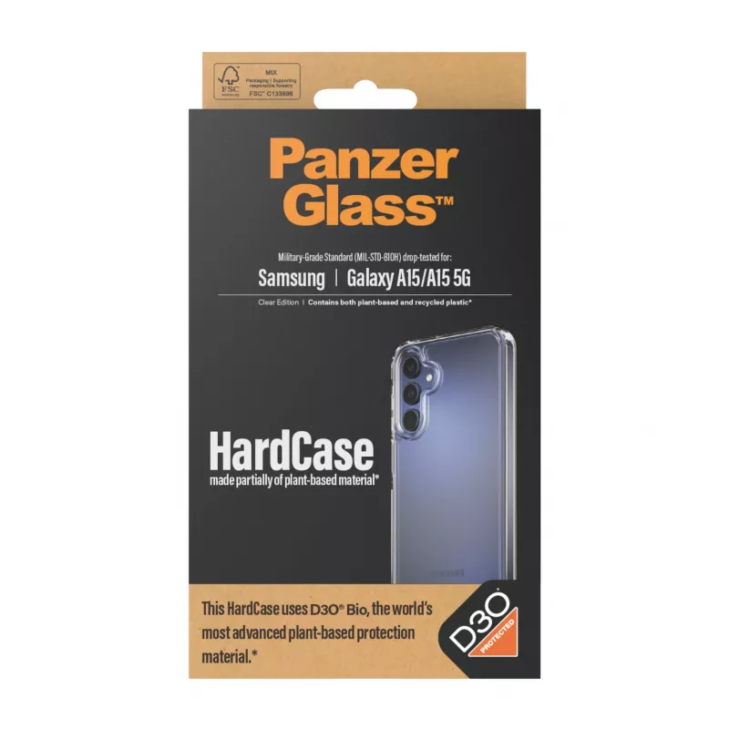 PanzerGlass® HardCase Διάφανη με D3O® Samsung Galaxy A15 | A15 5G