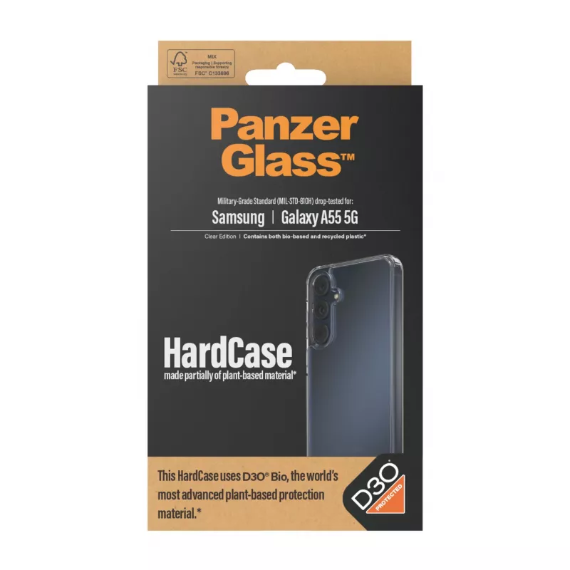 PanzerGlass ® HardCase Διάφανη με D3O® Samsung Galaxy A55 5G