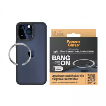 Δακτύλιος συμβατότητας MagSafe PanzerGlass Bang On για iPhone 12/13/14/15, Διάφανος