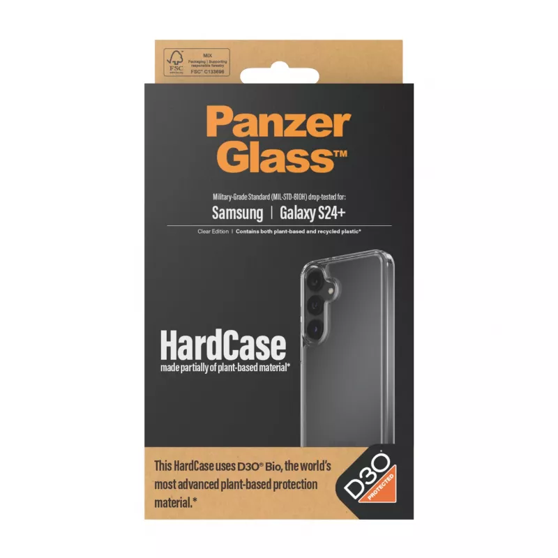 PanzerGlass ® HardCase Διάφανη με D3O® Samsung Galaxy S24+