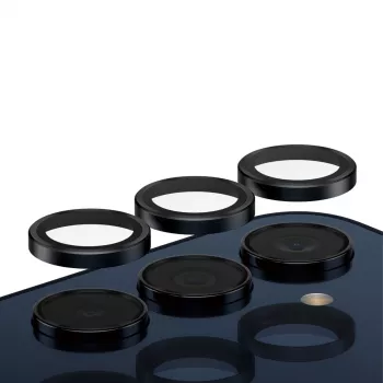 Προστασία φακών κάμερας PanzerGlass Hoops για Samsung Galaxy A35 5G, σκληρυμένο γυαλί, μαύρο πλαίσιο