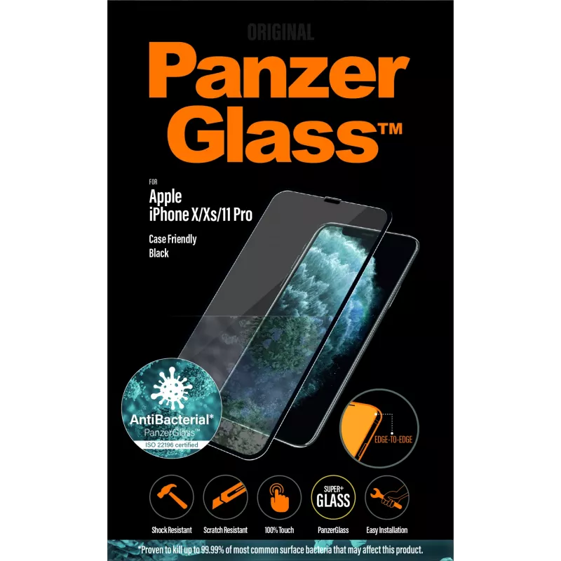 Μεμβράνη προστασίας οθόνης PanzerGlass iPhone 11 Pro | Xs | X | Edge-to-Edge