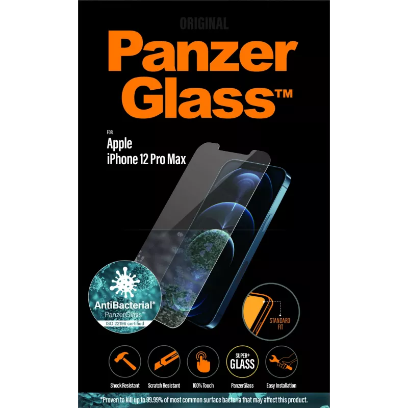 Μεμβράνη προστασίας οθόνης PanzerGlass Apple iPhone 12 Pro Max Standard Fit