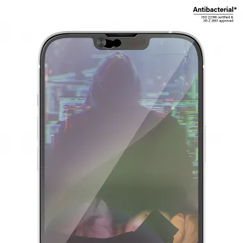 Διάφανη μεμβράνη προστασίας οθόνης PanzerGlass CamSlider για Apple iPhone 14 Plus / 13 Pro Max, 6,68 inch, σκληρυμένο γυαλί, PET, αντιβακτηριδιακή
