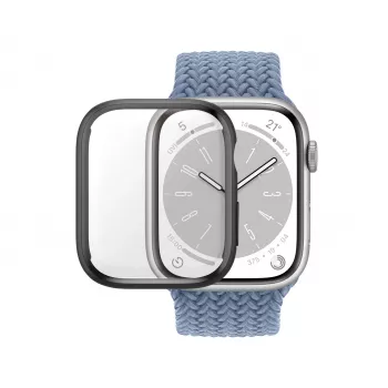 Προστασία οθόνης Full-Body PanzerGlass για Apple Watch Series 9/8/7 41 mm, Μαύρη (3663)