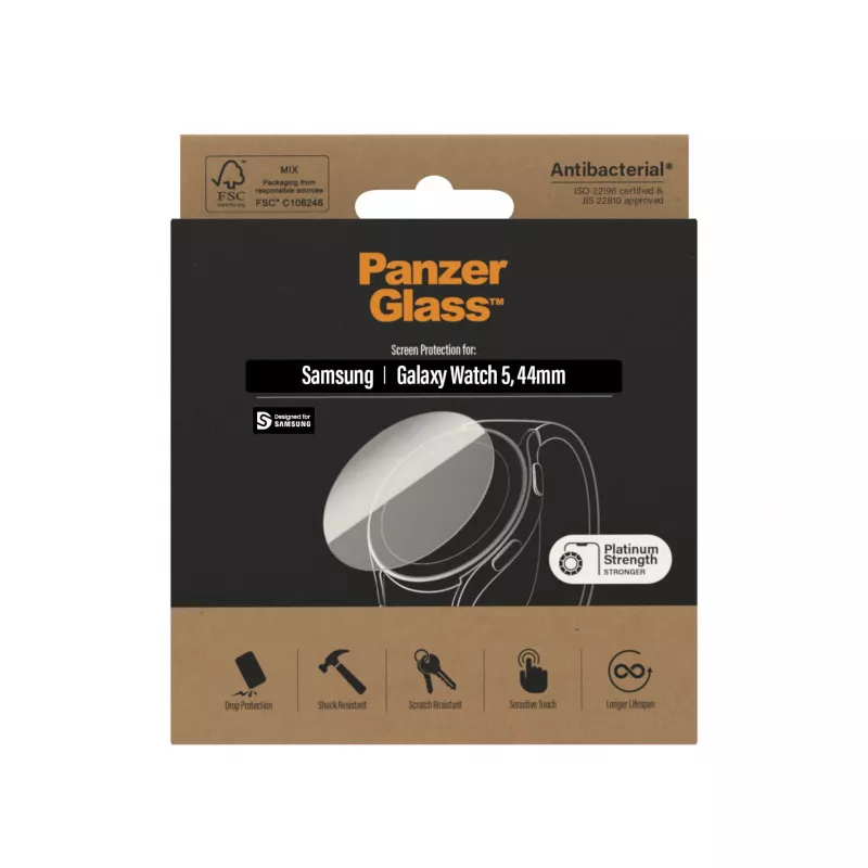 PanzerGlass® Μεμβράνη προστασίας οθόνης Samsung Galaxy Watch 5 44 mm