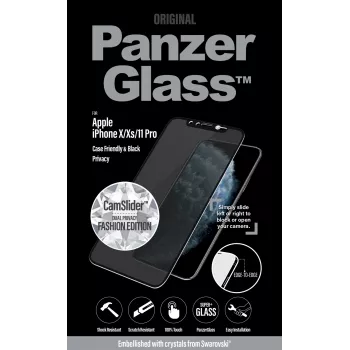 PanzerGlass® Προστασία οθόνης από αδιάκριτα βλέμματα iPhone 11 Pro | Διακοσμημένο με κρυστάλλους Swarovski® | Χωρίς πλαίσιο