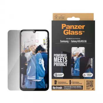 PanzerGlass® Προστασία απορρήτου για Samsung Galaxy A15 | A15 5G | Ultra-Wide Fit με EasyAligner