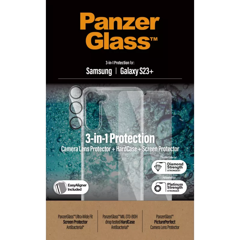 PanzerGlass Booklet Case για iPhone 14 Pro 6,1″ — προστατευτική θήκη folio, μαύρο/λευκό