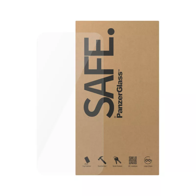 PanzerGlass SAFE. by ® Προστατευτική μεμβράνη οθόνης iPhone 15 Pro | Ultra-Wide Fit | BULK