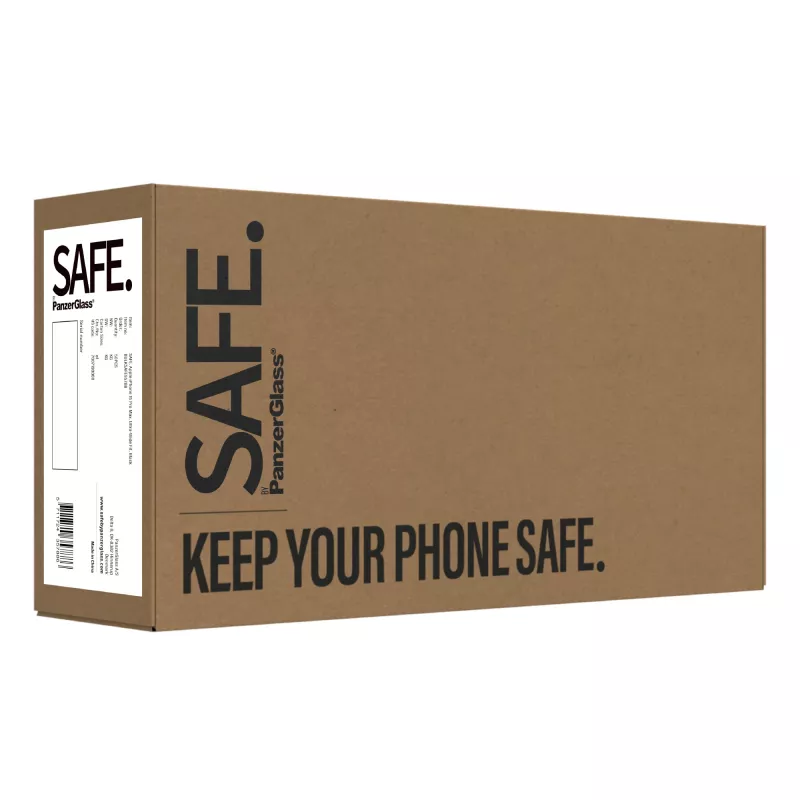 PanzerGlass SAFE. by ® Προστασία οθόνης iPhone 15 Pro Max | Ultra-Wide Fit | Bulk