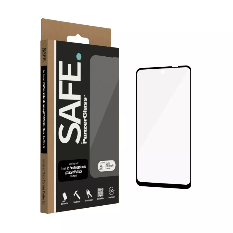 PanzerGlass SAFE. by ® Προστατευτική μεμβράνη οθόνης Lenovo K15 Plus | Motorola moto g22 | e32 | e32s