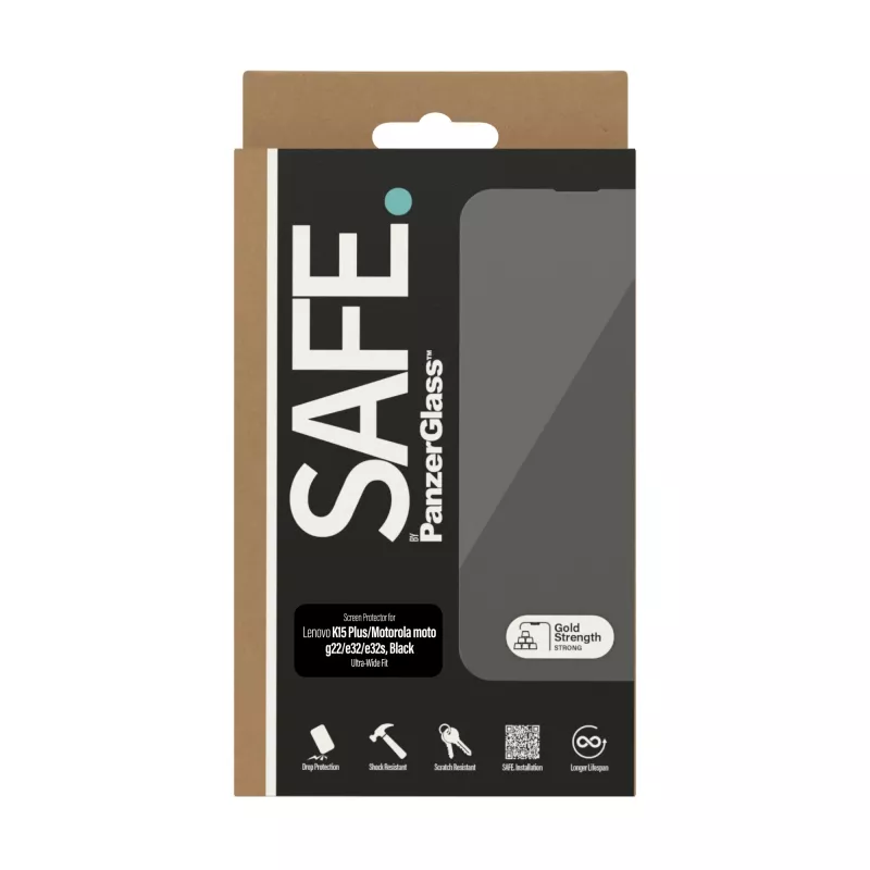PanzerGlass SAFE. by ® Προστατευτική μεμβράνη οθόνης Lenovo K15 Plus | Motorola moto g22 | e32 | e32s
