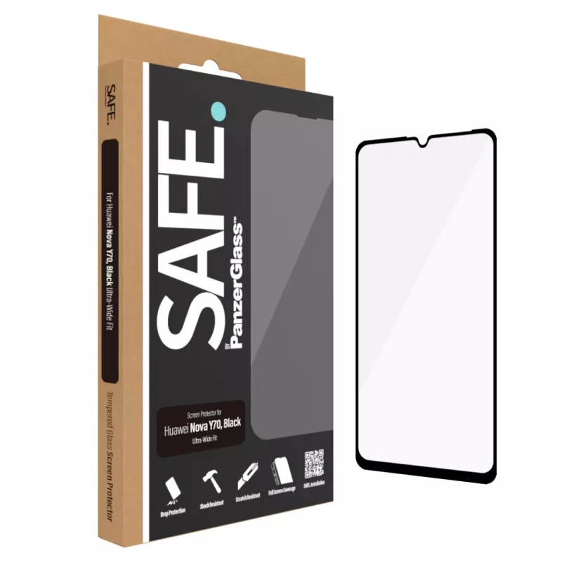 PanzerGlass SAFE. by ® Προστατευτική μεμβράνη οθόνης Huawei Nova Y70 | Y70 Plus | Y71