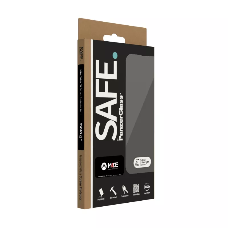 PanzerGlass SAFE. by ® Προστατευτική μεμβράνη οθόνης Motorola moto g32 | Ultra-Wide Fit