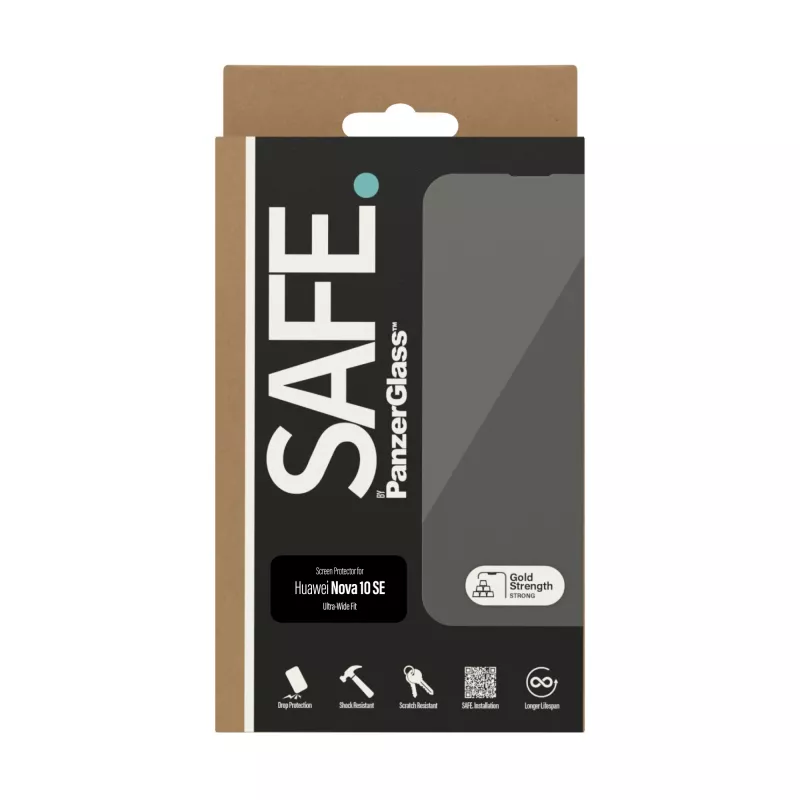 PanzerGlass SAFE. by ® Προστασία οθόνης Huawei Nova 10 SE | Ultra-Wide Fit