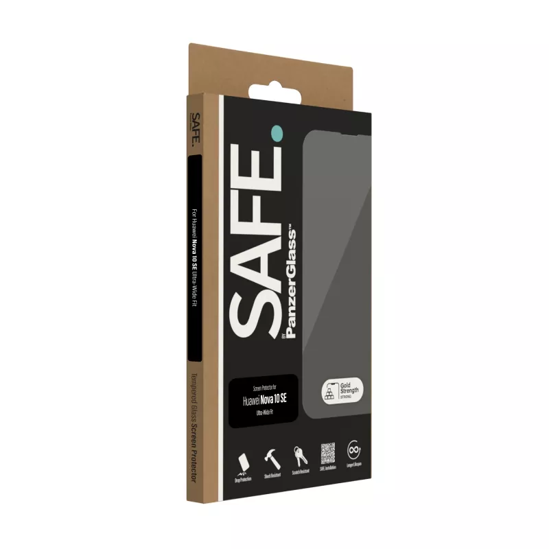 PanzerGlass SAFE. by ® Προστασία οθόνης Huawei Nova 10 SE | Ultra-Wide Fit