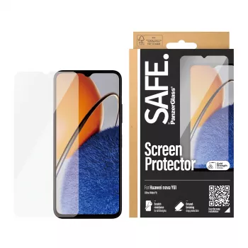 PanzerGlass SAFE. by ® Προστατευτική μεμβράνη οθόνης Huawei Nova Y61 | Ultra-Wide Fit