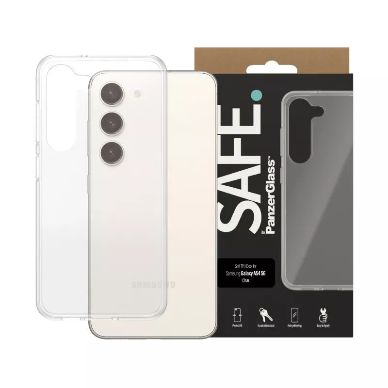 PanzerGlass SAFE. by ® Θήκη TPU Samsung Galaxy S23 | Διαφανής