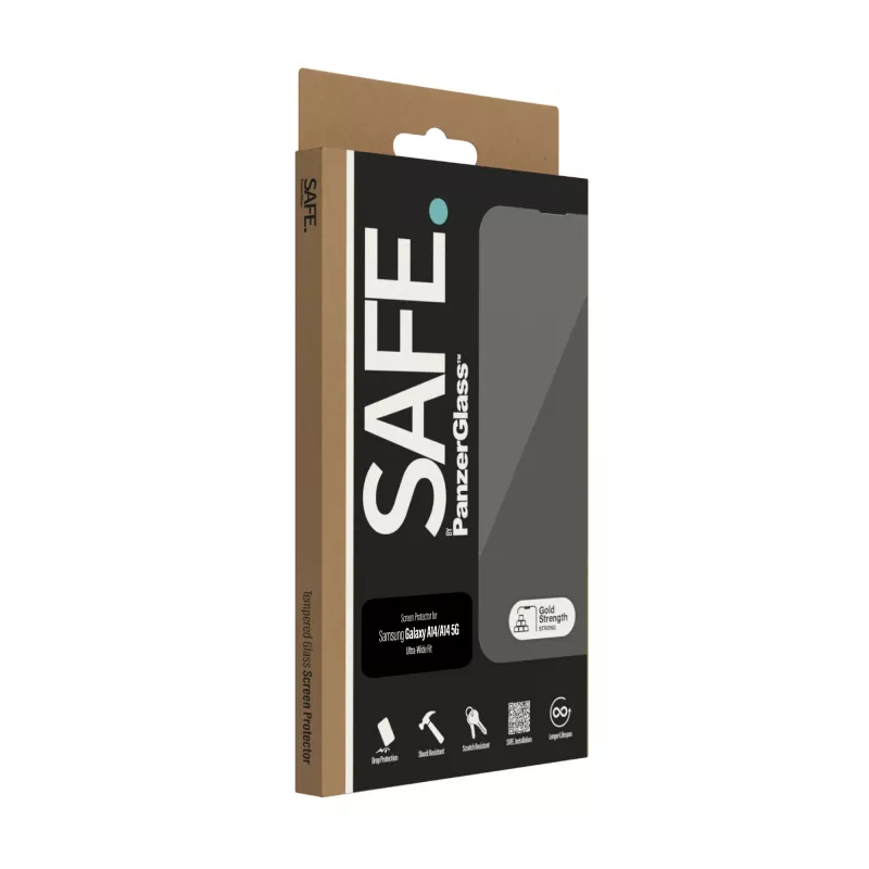 PanzerGlass SAFE. by ® Προστατευτική μεμβράνη οθόνης Samsung Galaxy A14 | A14 5G | Ultra-Wide Fit
